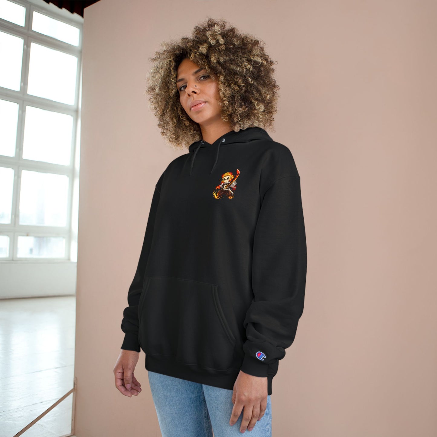 Demon Slayer Rengoku Flame Hoodie