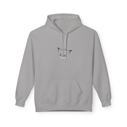Horror Cat Hoodie — Japanese Kanji Dark Forest Graphic Pullover