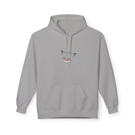 Horror Cat Hoodie — Japanese Kanji Dark Forest Graphic Pullover