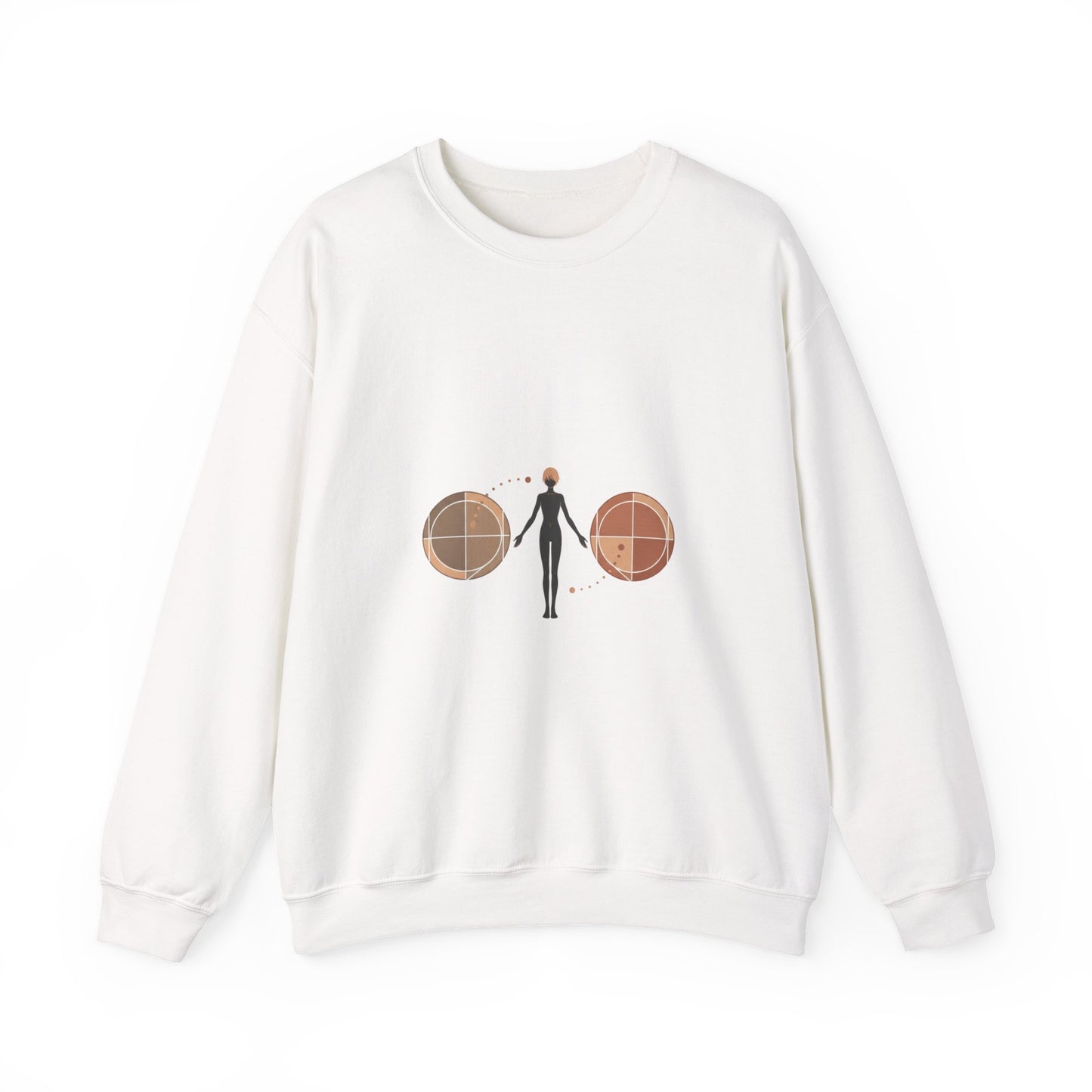 Stoic Minimalist Mantra Sweatshirt | modern mantra design, minimal philosophy