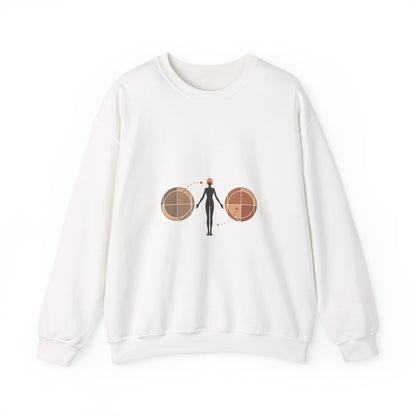 Stoic Minimalist Mantra Sweatshirt | modern mantra design, minimal philosophy
