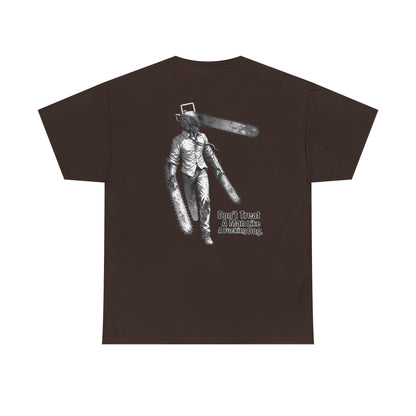 Devil Engine Graphic Tee — “Don’t Treat A Man Like A Fucking Dog” Manga Shirt
