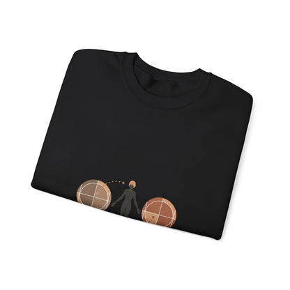 Stoic Minimalist Mantra Sweatshirt | modern mantra design, minimal philosophy