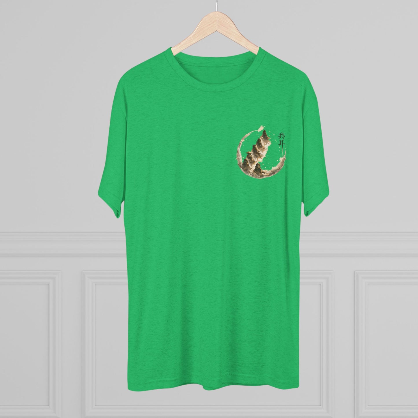T-Shirt — Minimal Japanese Sumi-e Foxes Graphic Tee