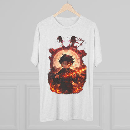Anime Fire Sword Graphic Tee