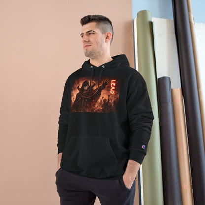 Grim Reaper Lead Hoodie | Dark Gothic Illustration, Warrior Cloak