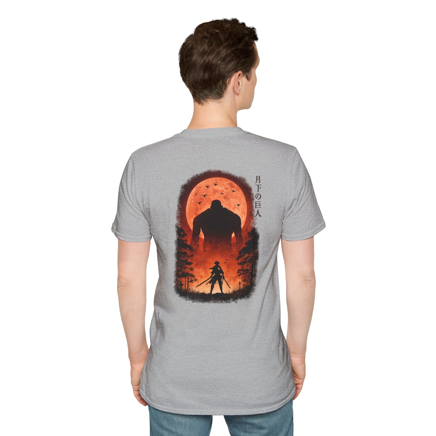 Samurai vs Titan Graphic T-Shirt — "Anybody Can Become a God or a Devil"
