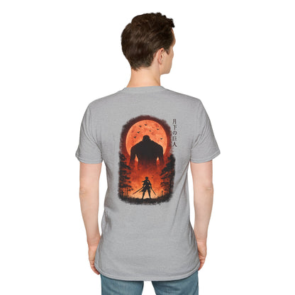 Samurai vs Titan Graphic T-Shirt — "Anybody Can Become a God or a Devil"