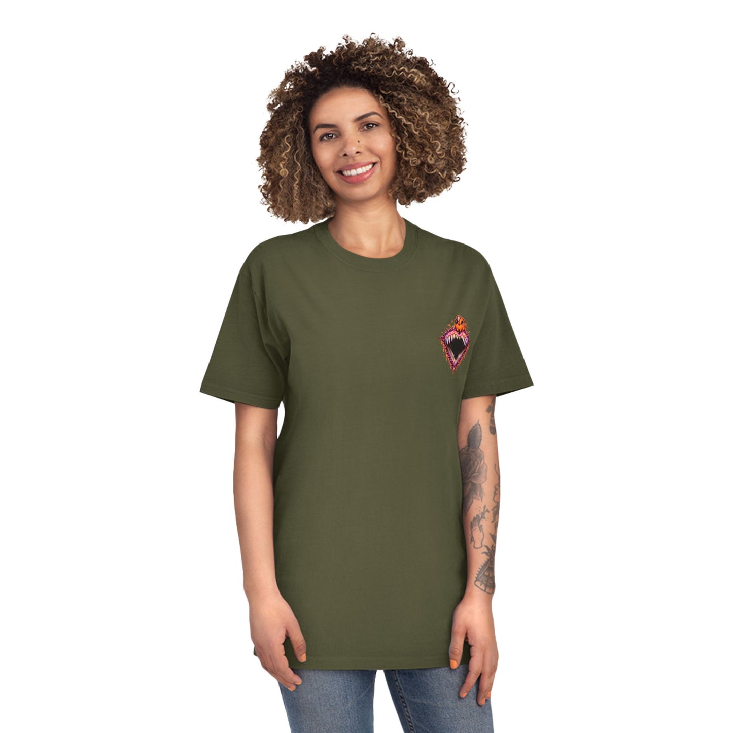 Devil Girl Anime Tee — Chainsaws & Devils Graphic Shirt