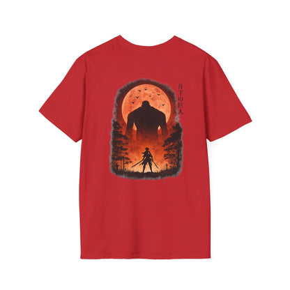 Samurai vs Titan Graphic T-Shirt — "Anybody Can Become a God or a Devil"