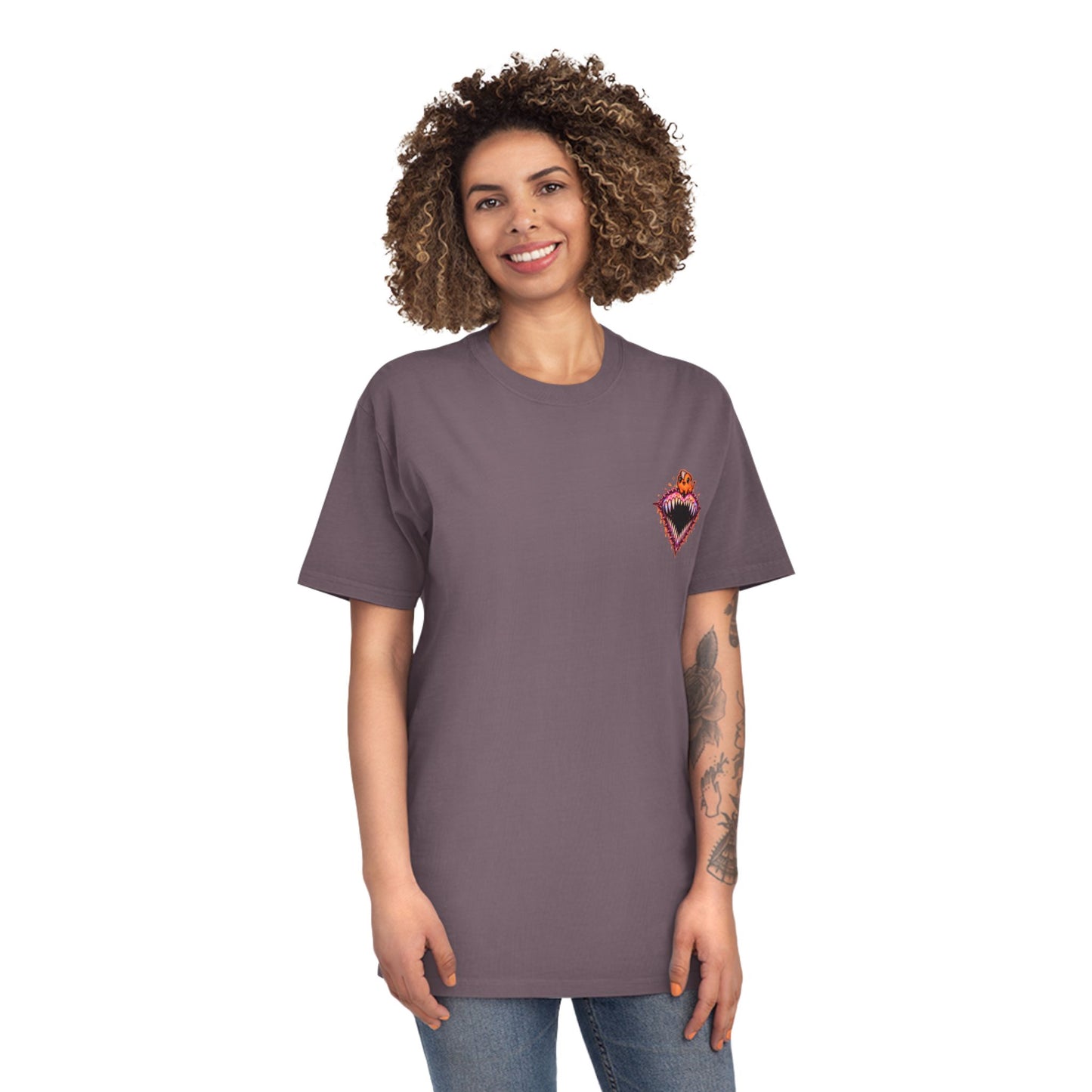 Devil Girl Anime Tee — Chainsaws & Devils Graphic Shirt