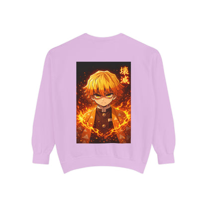 Demon Agatsuma Flame Graphic Sweatshirt Slayer