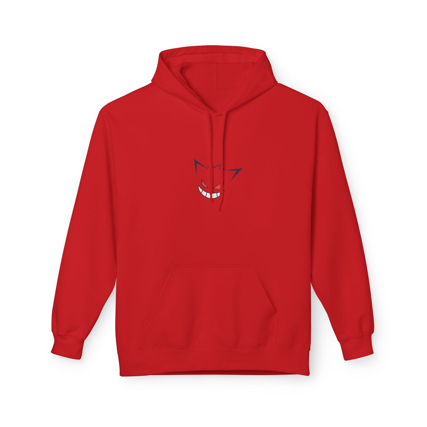 Horror Cat Hoodie — Japanese Kanji Dark Forest Graphic Pullover