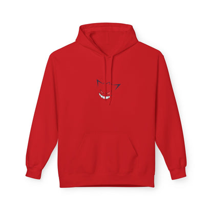 Horror Cat Hoodie — Japanese Kanji Dark Forest Graphic Pullover