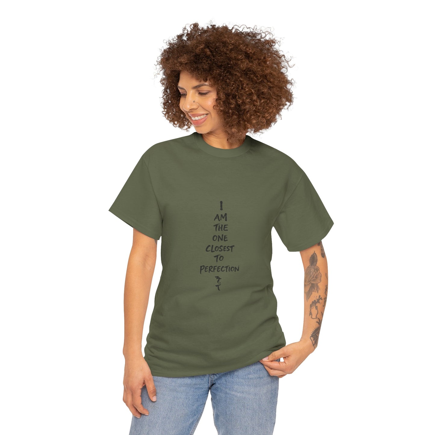 Graphic Anime T-Shirt — 'I Am The One Closest to Perfection' Graphic Tee