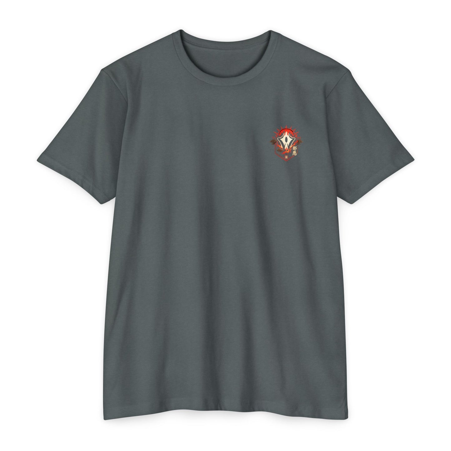 Anime Graphic T-Shirt — Red-Haired Warrior Back Print