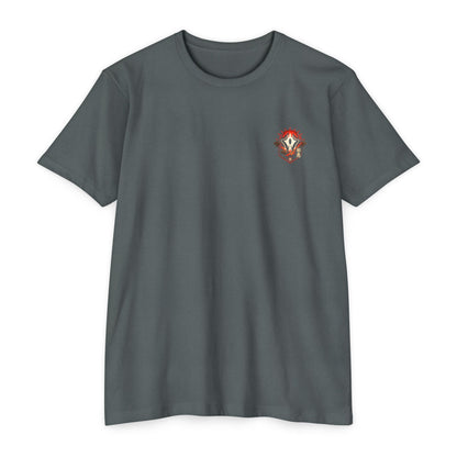 Anime Graphic T-Shirt — Red-Haired Warrior Back Print