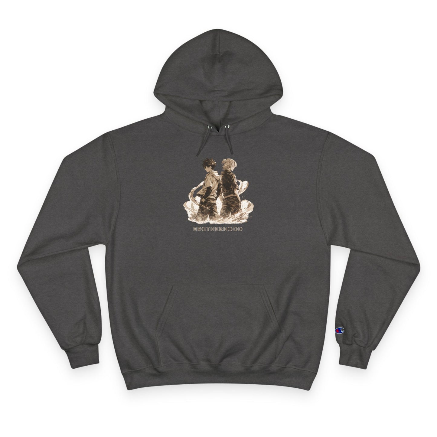 Brotherhood Bears Hoodie | Vintage Teddy Bear Illustration, Retro Sibling Design